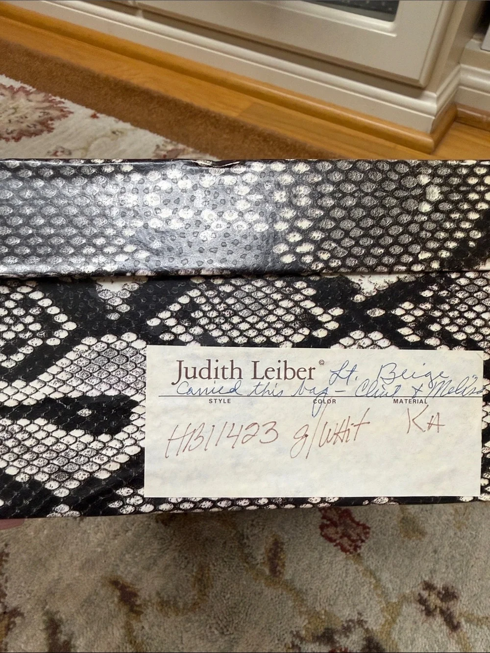 Judith Leiber chic champagne